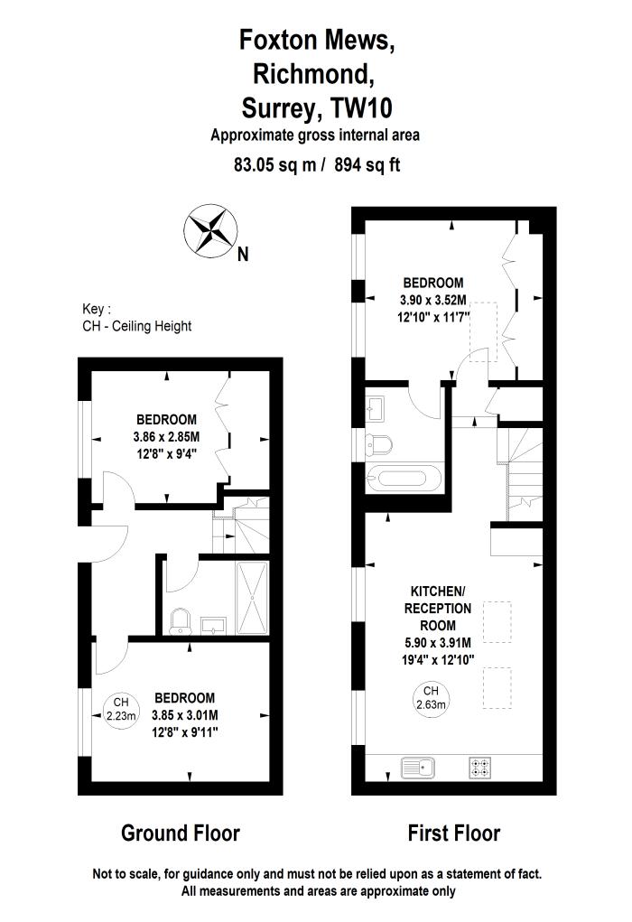 Richmond, Richmond upon Thames, 3 bedroom house for sale in Foxton Mews